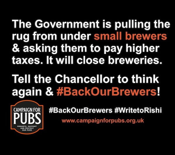 Back Our Brewers Campaign